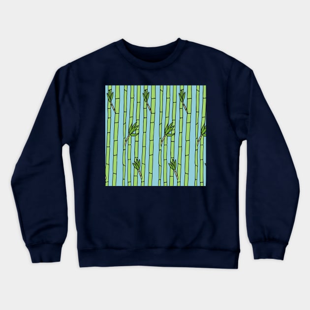 Bamboo Forest Crewneck Sweatshirt by HLeslie Design